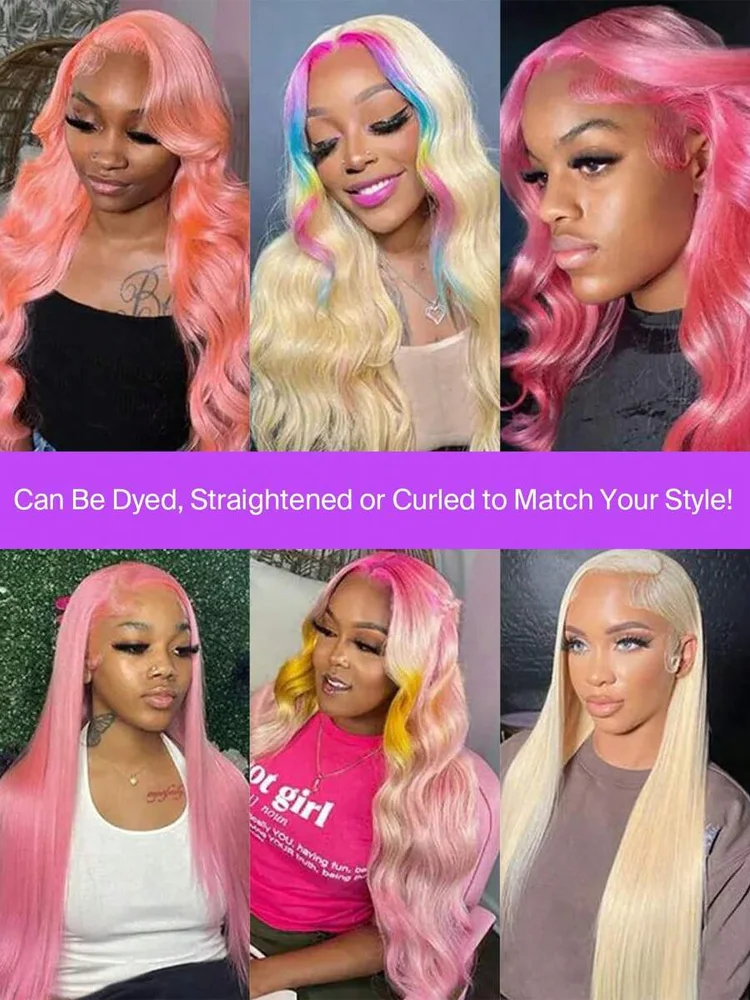 شقراء مستقيم 100% شعر بشري لعذراء 13x4 الدانتيل شعر مستعار أمامي قبل قطعها شعري عذراء الشعر شعر مستعار طبيعي للنساء