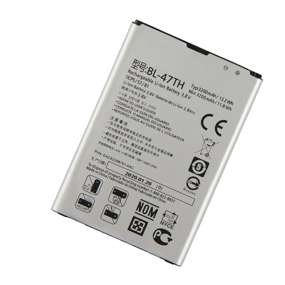 100% Original BL-47TH Battery For LG Optimus G Pro 2 F350 F350K F350S F350L D837 D838 F240K E980 E988 E940 F310 D684 E977 E985