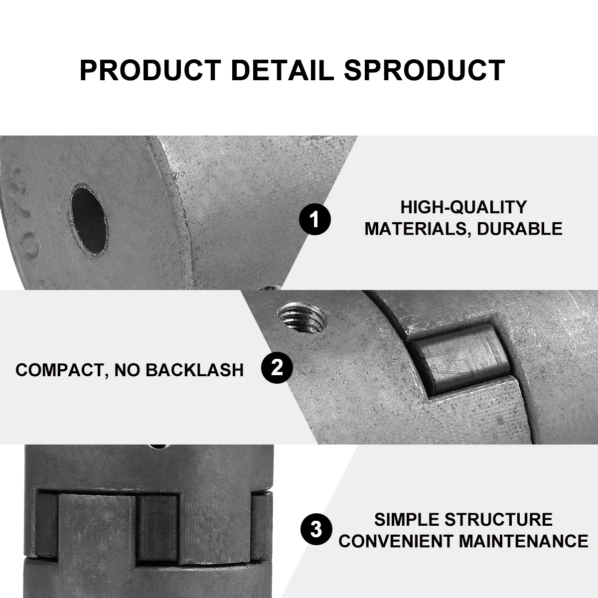 

3pcs L-Shaped Coupling Spider Insert Jaw Flexible Powder Connector for CNC Machine Tools Metallurgical Machinery
