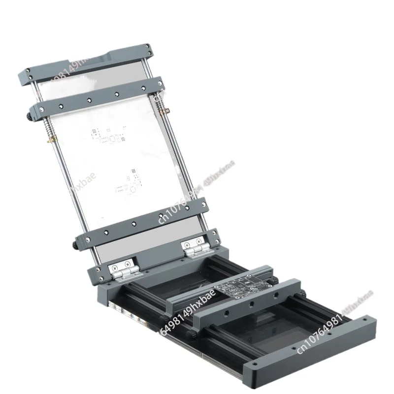 Solder Paste Screen Printing Machine - Manual Desktop PCB Stencil Printer for Precision PCB Prototyping 250x250mm