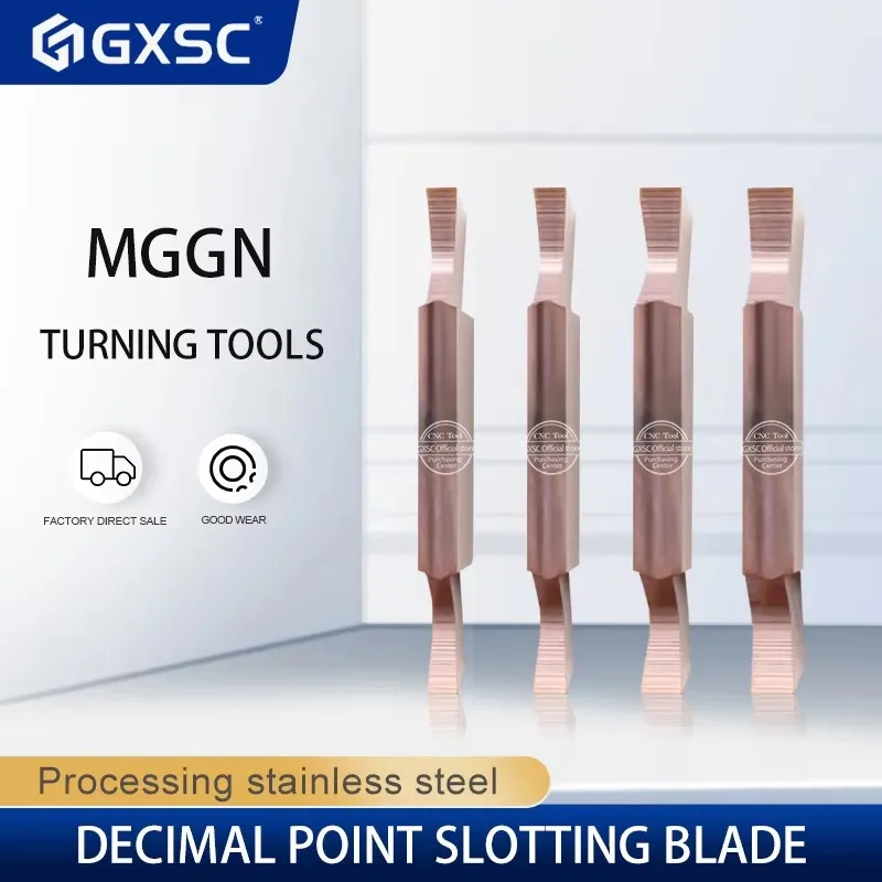 MGGN100-JM MGGN120-JM MGGN130-JM MGGN140JM LF6018 Numerical Control Lathe Grooving Blade Cutting Tool Processing Stainless Steel