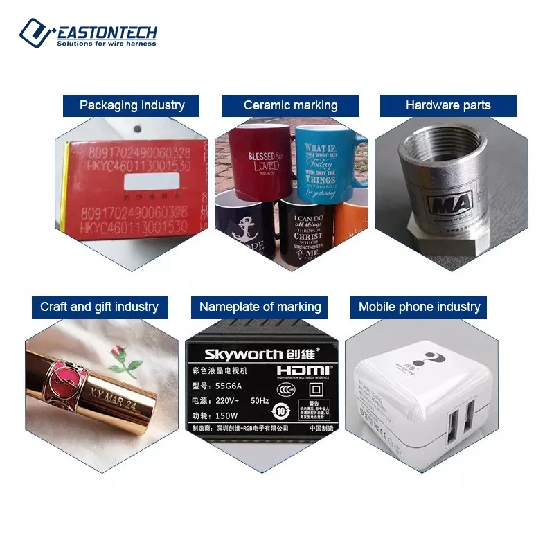 EW-6130 High Accuracy Desktop Metal Laser Marking Engraving Machine Metal Logo Printing Machine