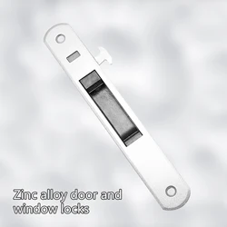 Zinc Alloy Slide Door Lock Smooth Push and Pull Silent Operation Lock for Outdoor Garage Furniture