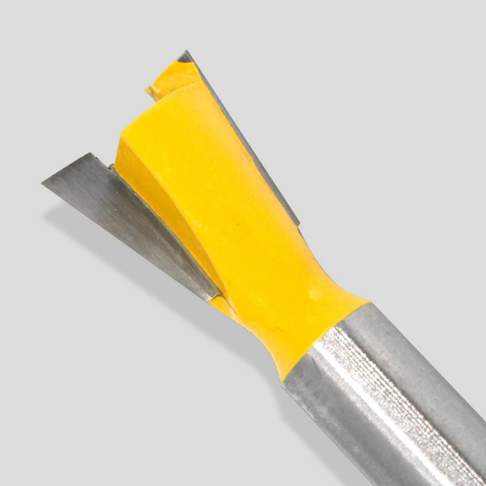 5pcs Dovetail Router Bits Set Carbide Alloy Trimmers Sharp Blades Corrosion Resistant Cutting Tools For Wood Mdf Plywood