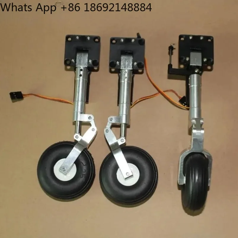

125-215Mm single wheel damping shock absorption retractable landing gear suitable for 3-6kg aircraft model