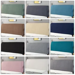 Bed Headboard Cover Solid Color Full-inclusive cover Flexible bedhead cover Removable Elastic Upholstered Soft Bedroom Decor
