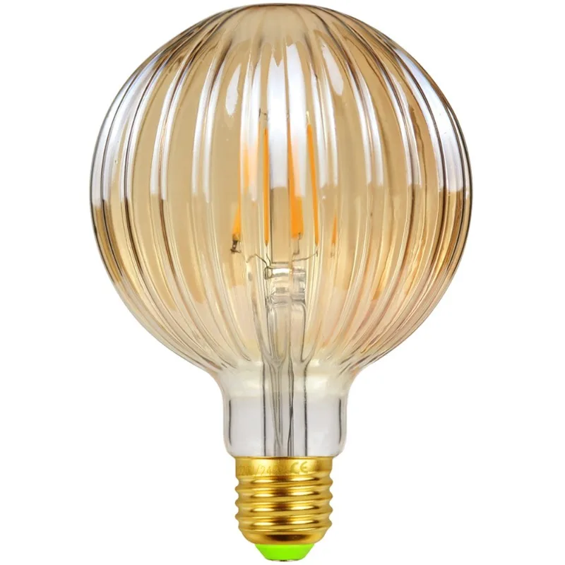 Special-shaped Lamp Watermelon Gold Transparent Home Hotel Restaurant Creative Personality LED Hard Filament Bulb
