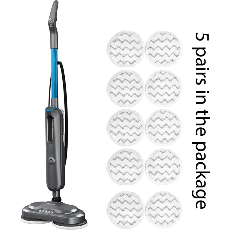 وسادات ممسحة بخارية دوارة A44F لـ BISSELL Spinwave Smartsteam 3897A 3712 3712W وسادات بديلة