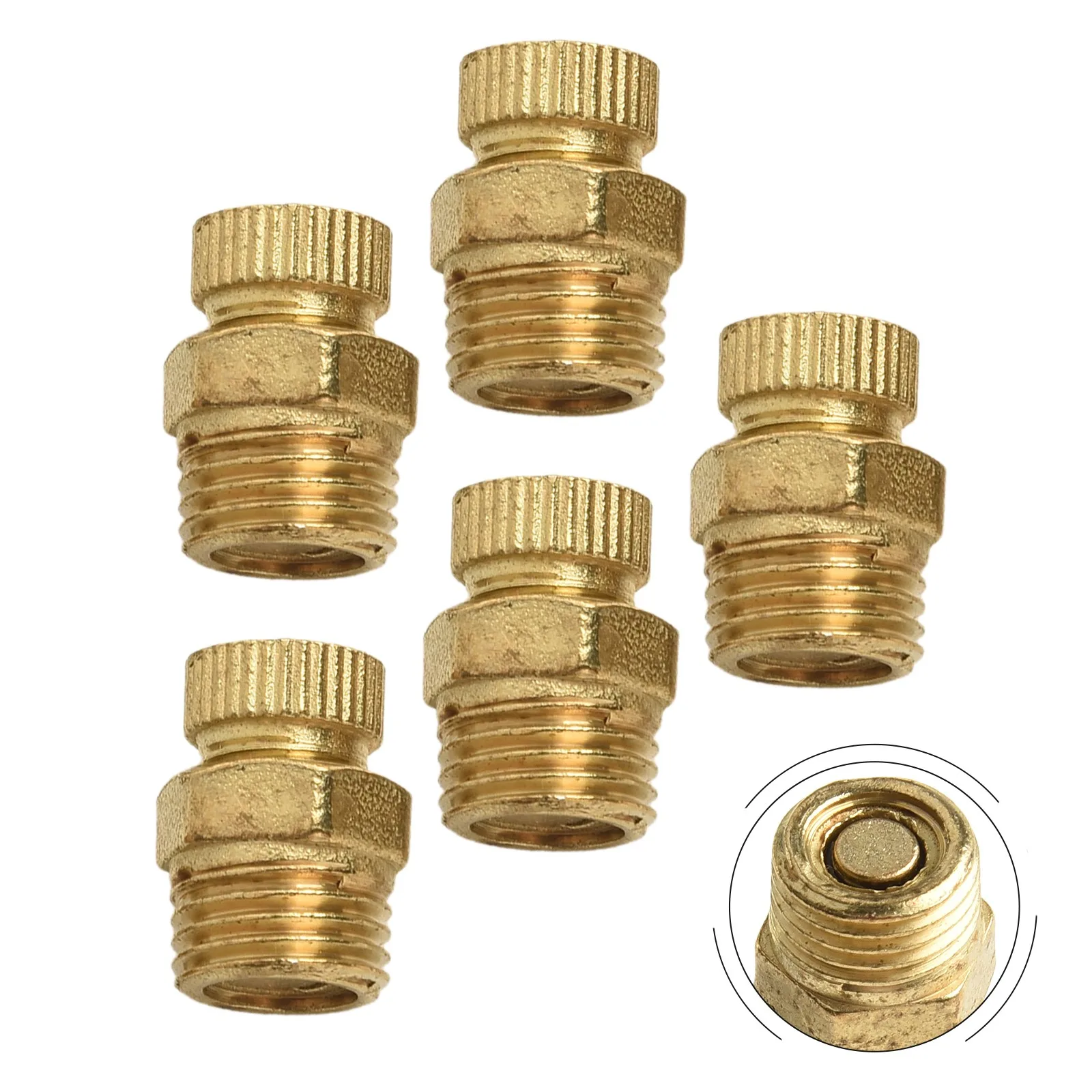 5pcs Small air Pump Accessories Silent Compressor Drain Valve Screws For Twisting Open water Valves Contained