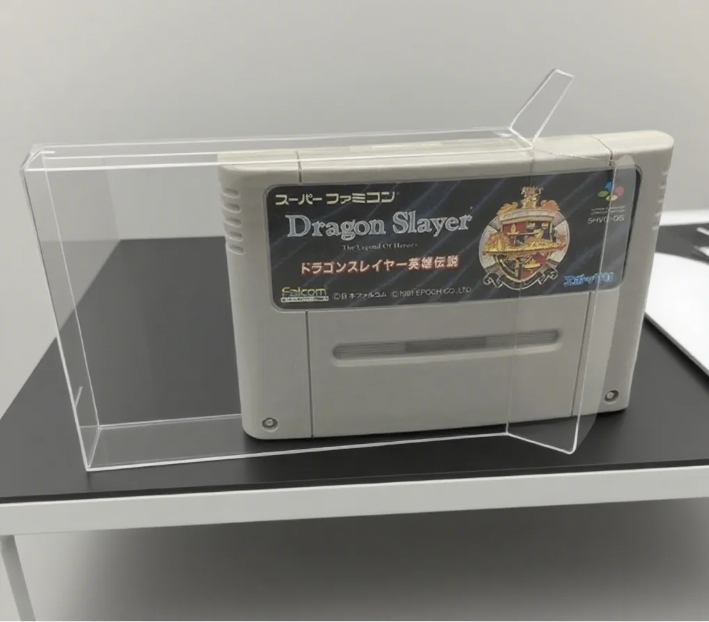 

Collection Display Box For SFC/Nintendo Super Famicom Game Storage Transparent Boxes TEP Shell Clear Collect Case