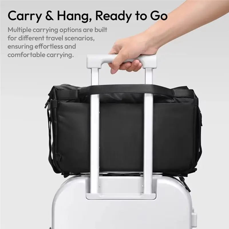 Photography Equipment Storage Bag U023 Urban Daily Shoulder Bag Outdoor Sling Bag For Mirrorless Camera Fill Light