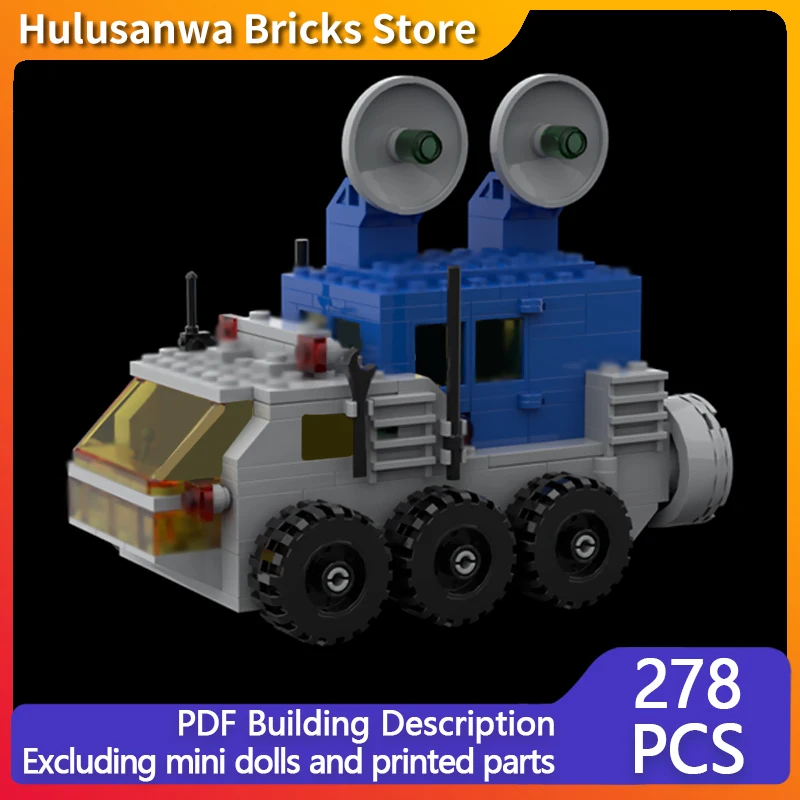 

Space All-Terrain Vehicle Model MOC Building Bricks War Equipment Modular Technology Gifts Holiday Assemble Children Toys Suit