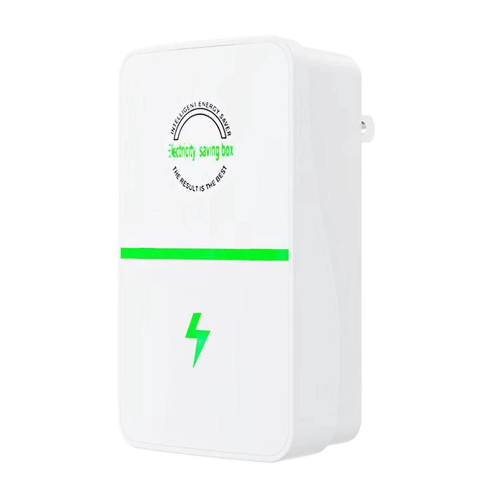 Power Energy Electricity Saving Box Socket Power Factor Saver Device Household Electric Saver 90V-250V US/EU/UK/AU Adapter 2023