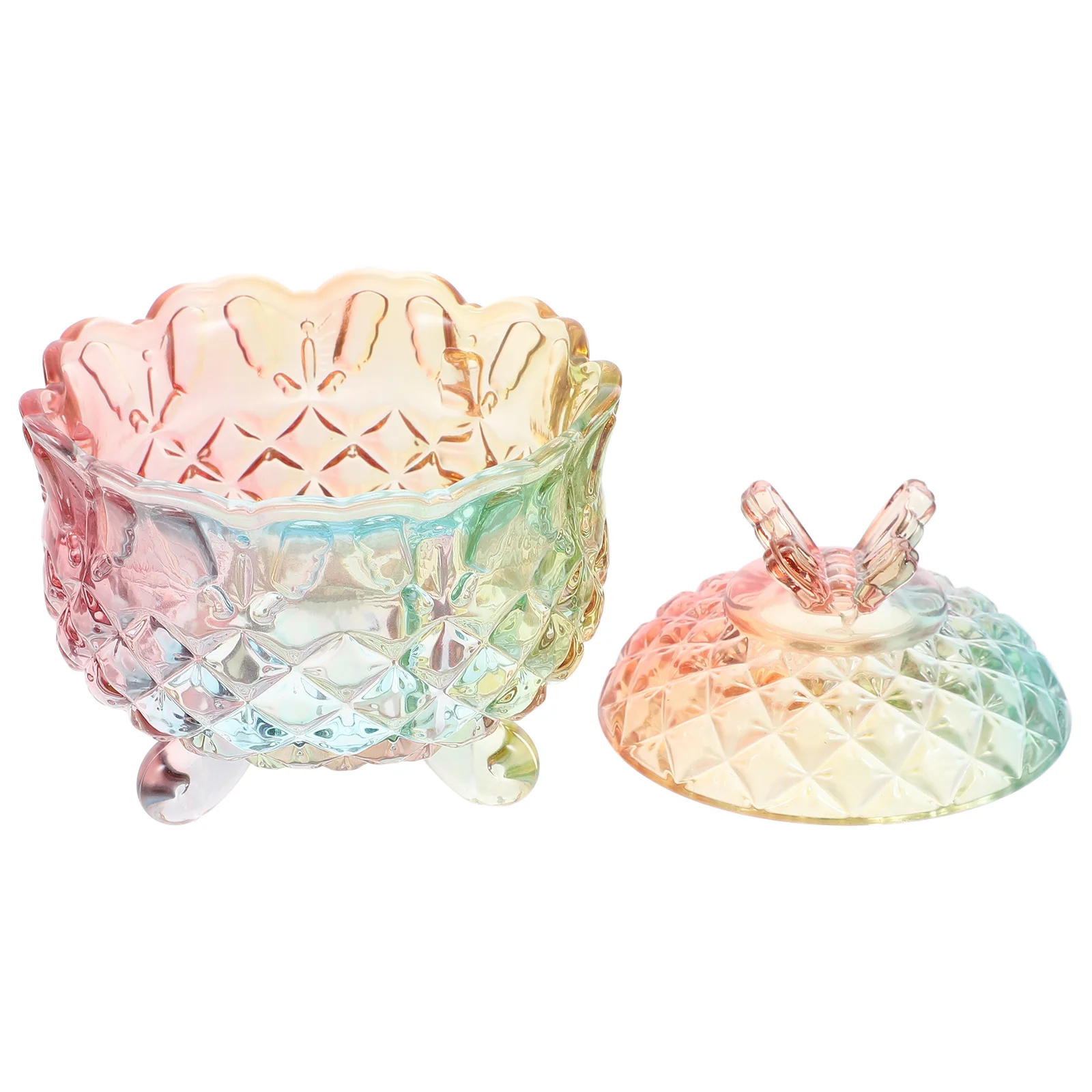 

Storage Container for Snacks Glass Containers Food Jar Candy Holder Canisters with Lids