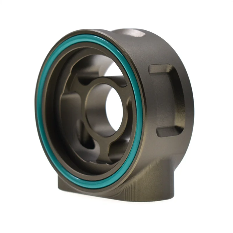 M20-1.5 3/4-16UNF Oil Temperature Pressure Sensor Base Adapter Plate Aluminum Oil Filter Sandwich Universal Instrument