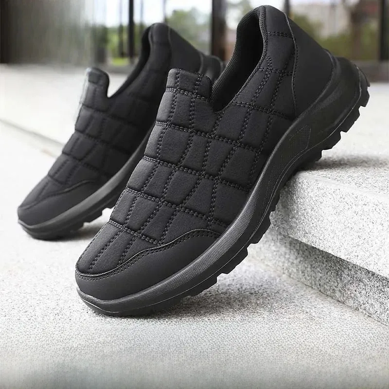 

Men's Slip-On oes Spring Autumn New Sle Anti-Slip Wear-Resistant Breathable Comfortable Rubber Outsole round Toe Faionable