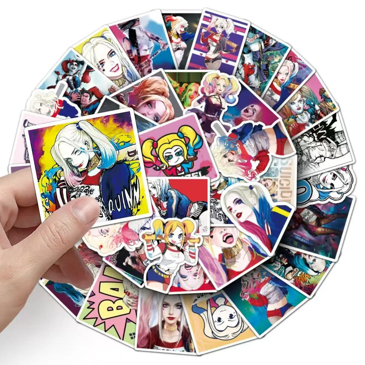 

52 шт., граффити с героями мультфильмов, креативный клоун, женский фильм, периферийные устройства для багажа, велосипедные канцелярские принадлежности, наклейка с граффити