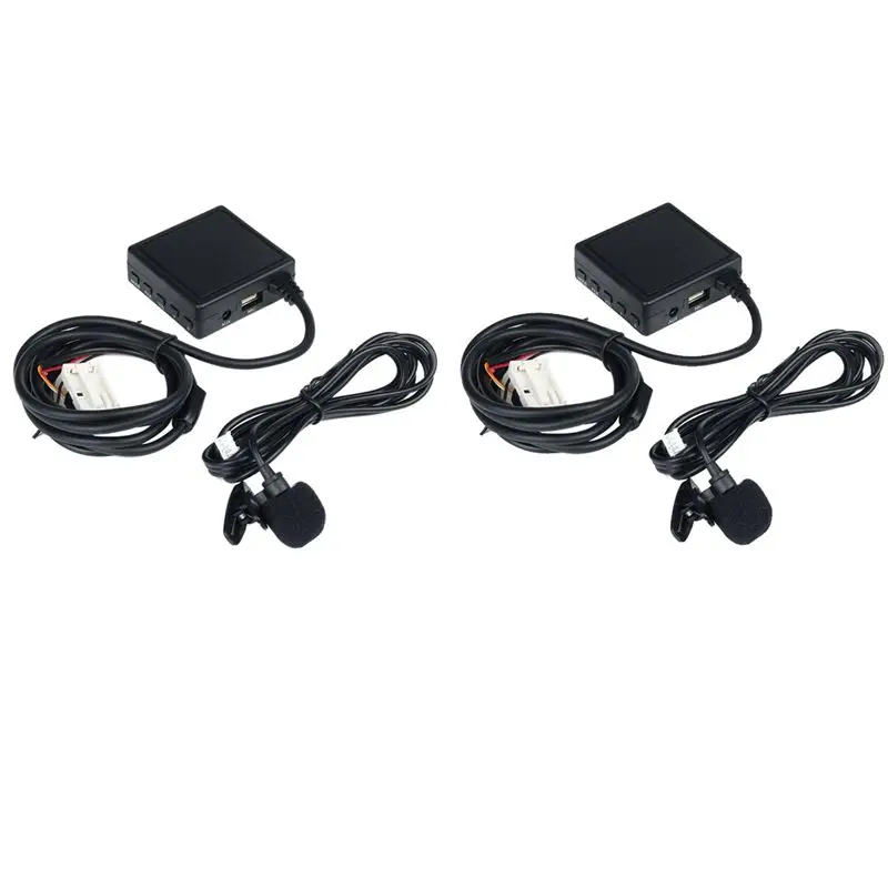 

Rare 2X Bluetooth Wireless Audio Module Handsfree Phone Aux Adaptor For Mercedes Benz W203 W209 W211 Phone Cable Adapter