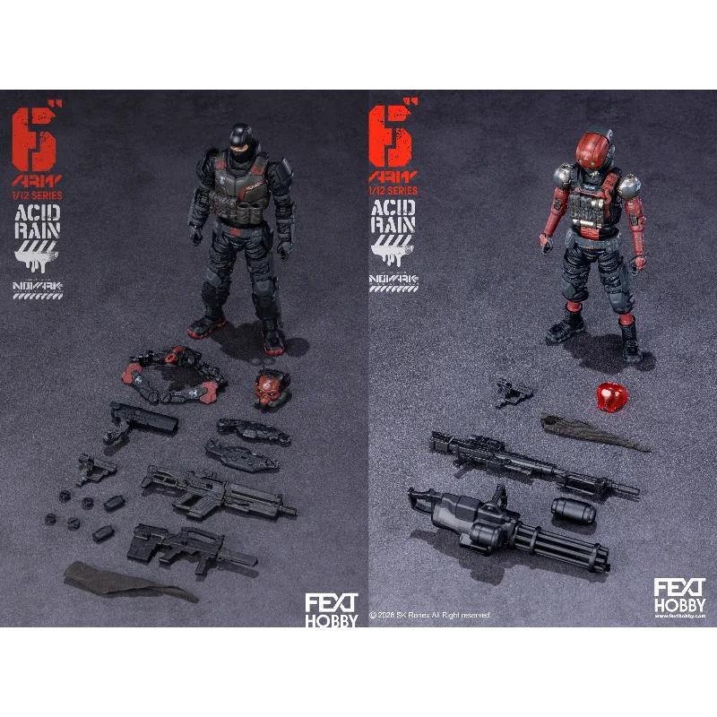 

В наличии: Acid Rain War 6 дюймов FXH-AR-005 006 Guard Trooper ARV-001 Red Locust 1/12 Коллекционная фигурка для хобби и подарков