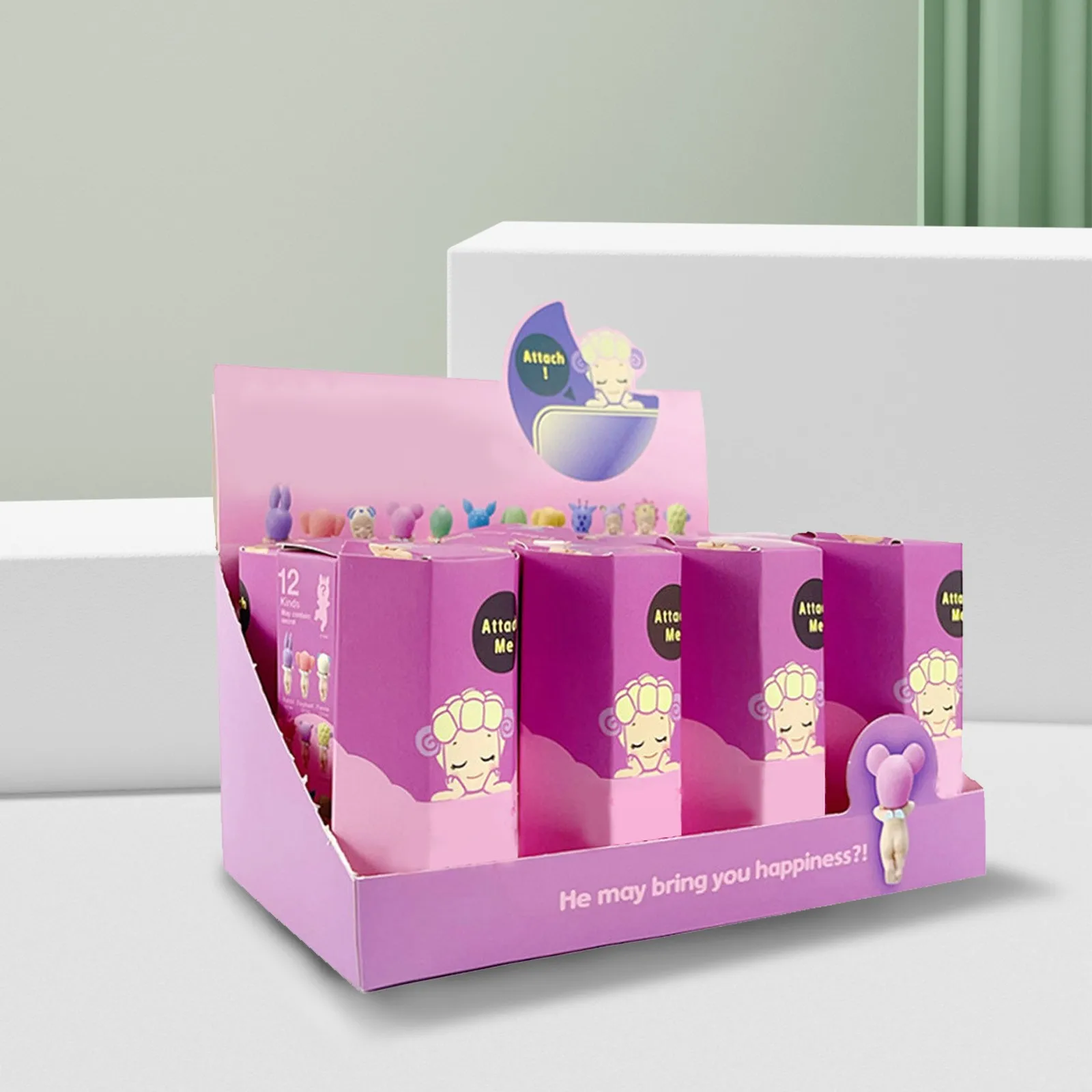 كشف العوالم الغامضة للعجائب المجنحة تمثال الملاك المثير للاهتمام في المفاجأة صندوق أعمى الملاك السائكين سلسلة الحلم الشكل