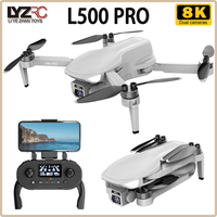 L500 PRO RC Drone GPS 8K 4K Profesional HD Dual Camera Brushless 5G WIFI FPV Mini Drone Brushless motor Quadcopter toy