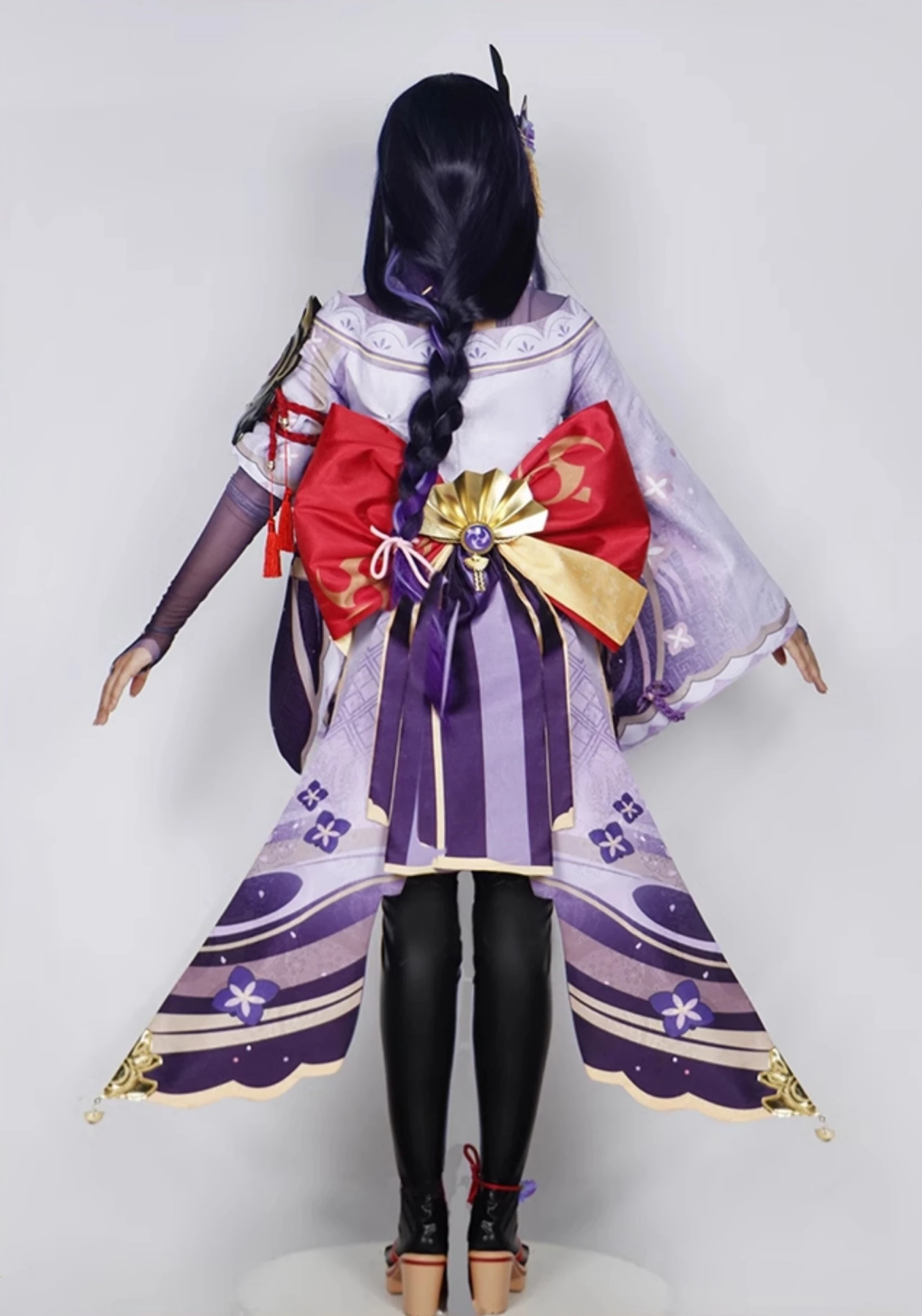 Genshin Impact Raiden Shogun Cosplay Costume Wig Uniform Full Set Game Suit Anime Halloween Carnival Party Clothes