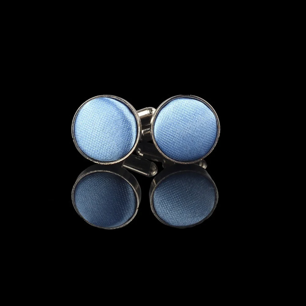 HUISHI Cufflinks For Men Shirts Suit Button For Man Wedding Cufflinks Cloth Solid Colorful Business Shirt Accessories Wholesales