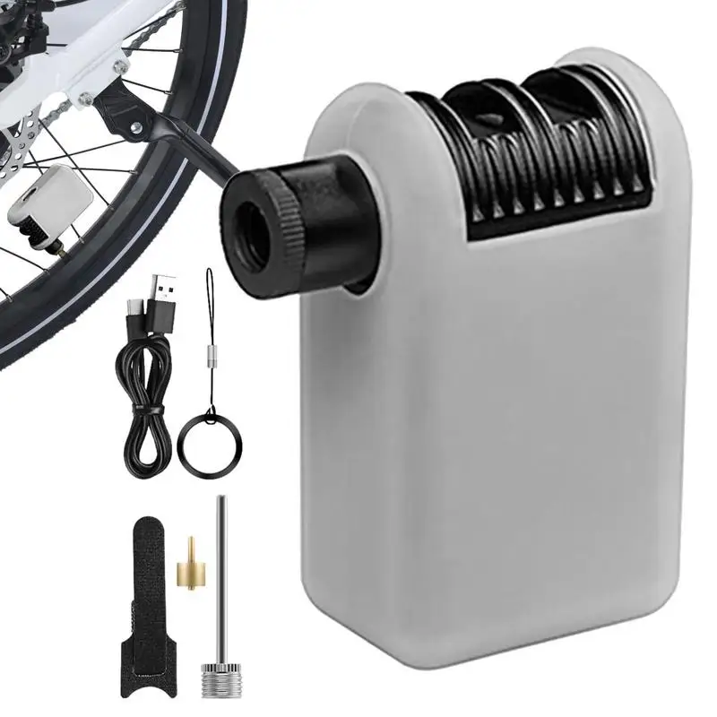 Air Compressor Mini Bike Pump Portable Universal Electric Air Pump Inflatable Treasure For Bike Ball