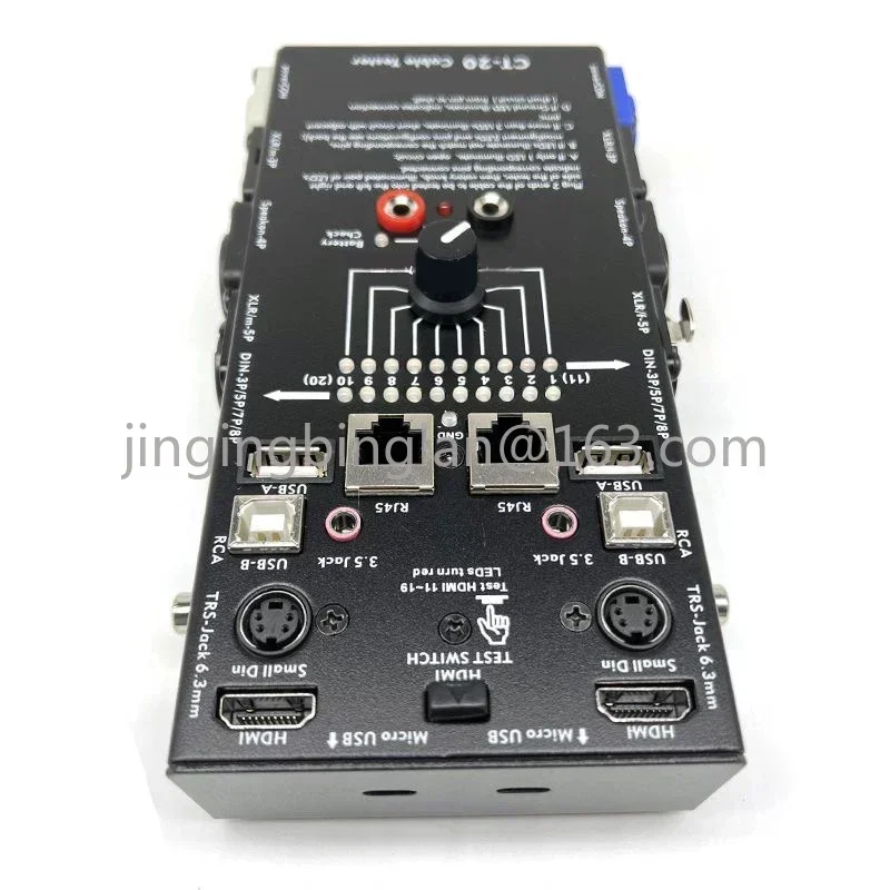 CT-20 Multifunctional Line Tester Audio Xlr Signal Line Tester