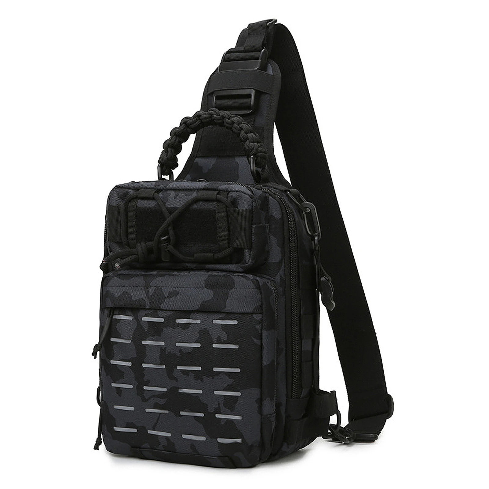 Fishing Sling Bag Fishing Tackle Storage Bag Tool Bag for Fishing Hiking Hunting Camping