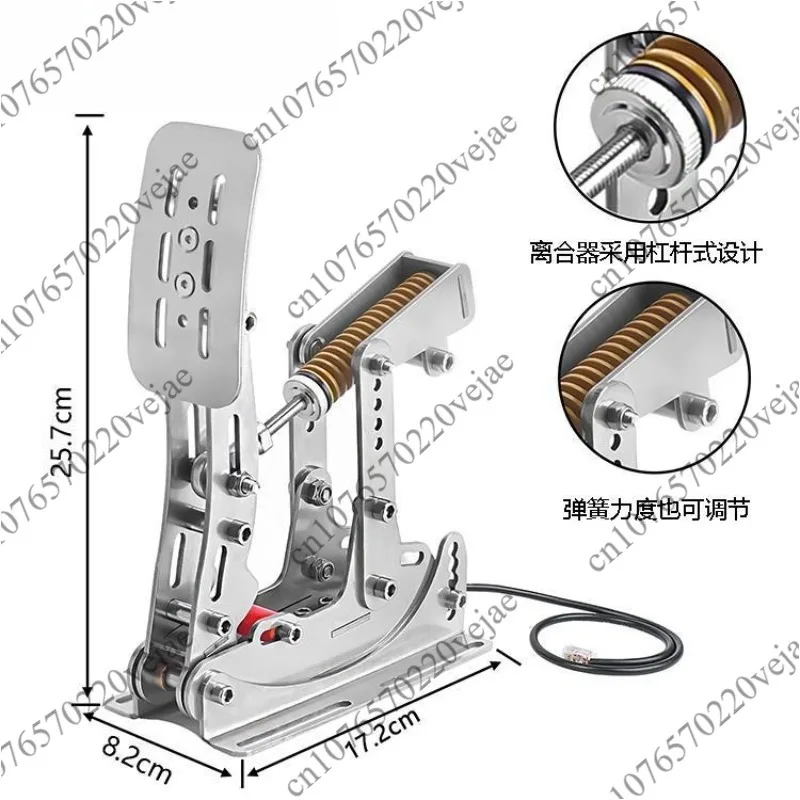 Geeignet für SIMJACK PRO Pedalsimulation Rennpedal PC Rennsimulator Drucksensor Wägesensor HE Hydraulikpedal