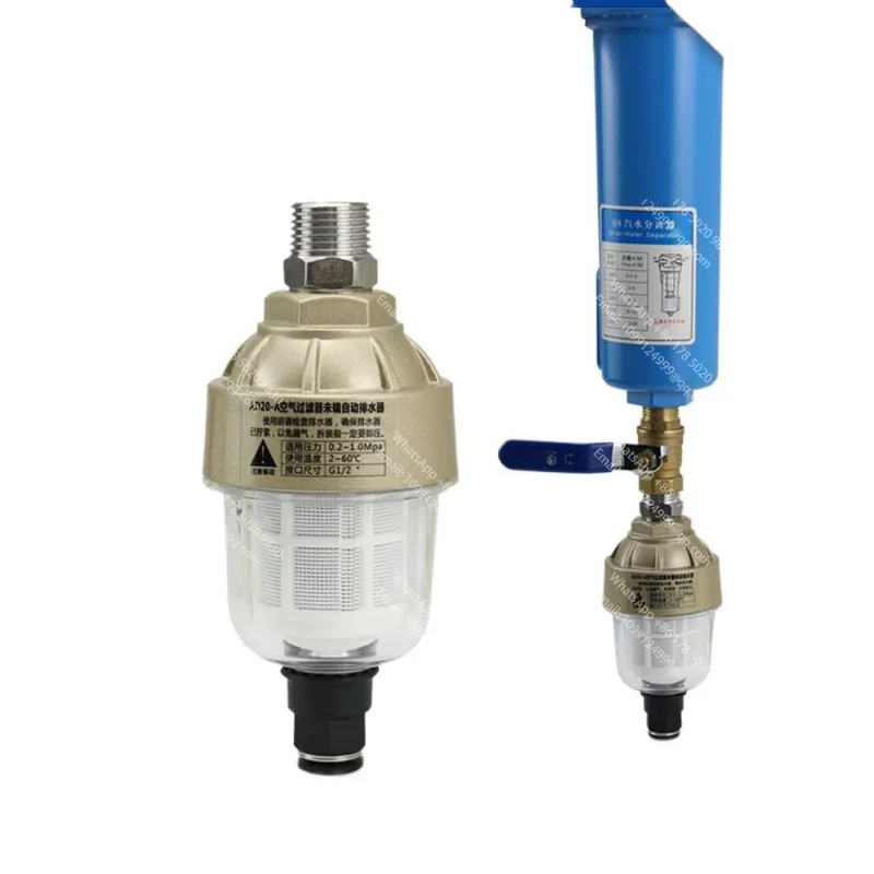 Válvula de Drenaje Automática Compacta Tipo Copa para Filtro de Aire de Compresor de 4 Puntos ADTV-30 y AD20-A