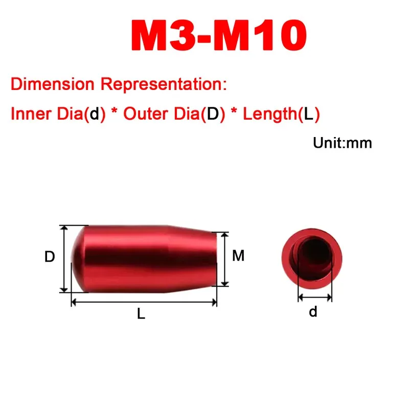 

Aluminum Alloy Straight Knurled Hand Nut Long Handle Sleeve For Machine Tool Control M3 M4 M5 M6 M8 M10