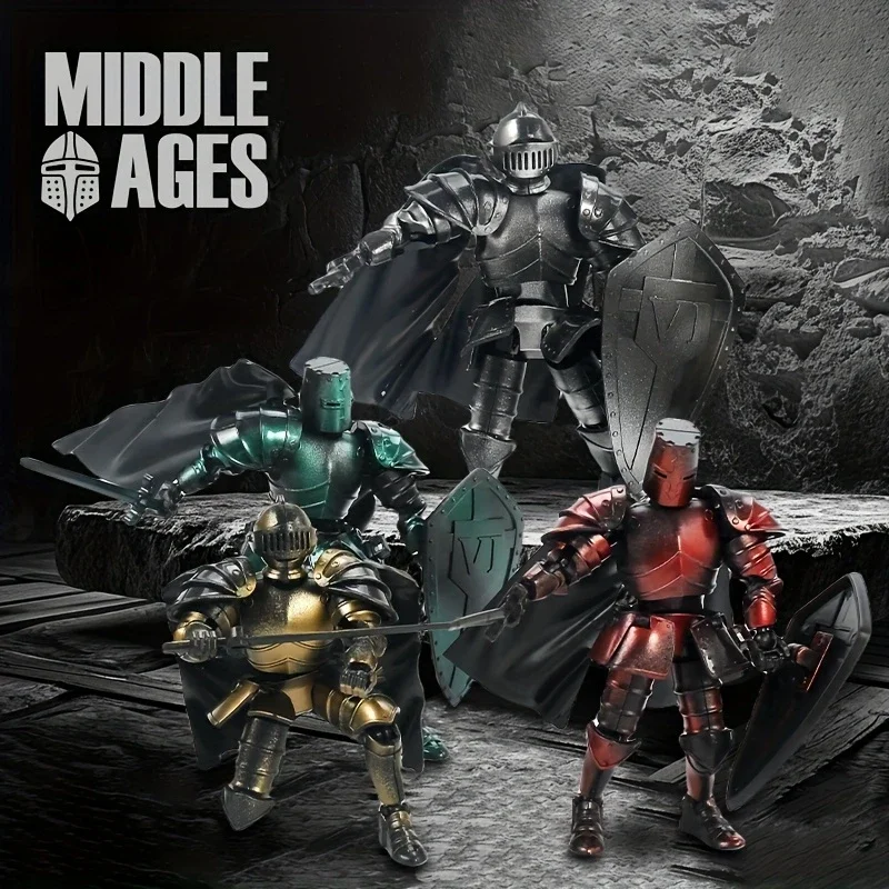4Pcs Medieval Knight Action Fi - огляд і ціна Model Kit Medabots