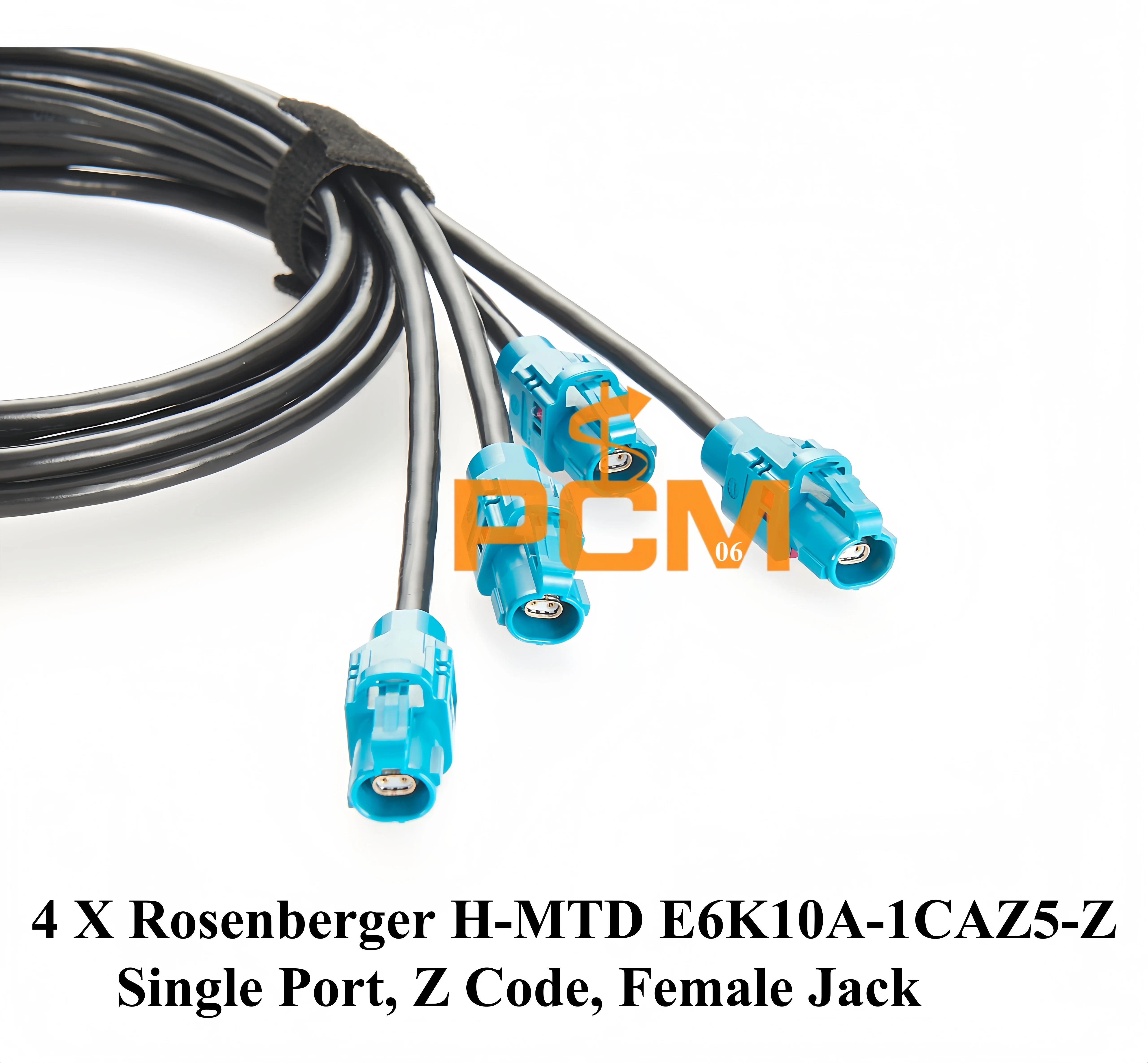 Original Rosenberger H-MTD Kabelbaum Z Code Quad Port E6K10D-1CAZ5-Z auf Single-Port E6K10A-1CAZ5-Z Automotive Ethernet Kabel – Detail 3