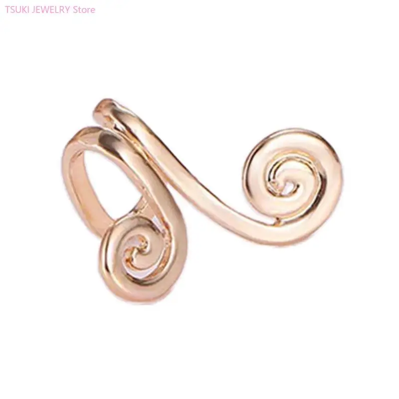 62KE Non Piercing Ear Cuff Ear Clip Trendy Cuff Earrings Ear Accessorirs for Daily