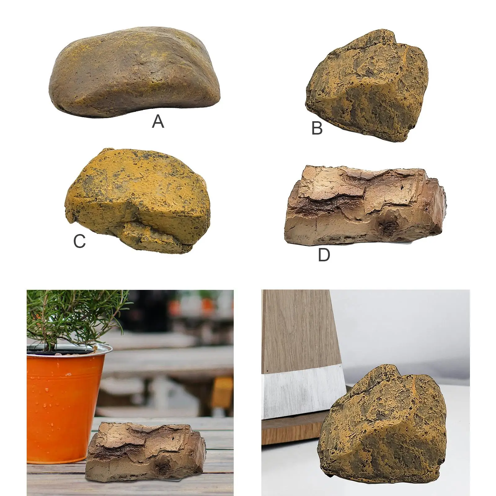 Hide A Spare Key Fake Rock Rock Key Hider for Geocaching Outside Landscaping