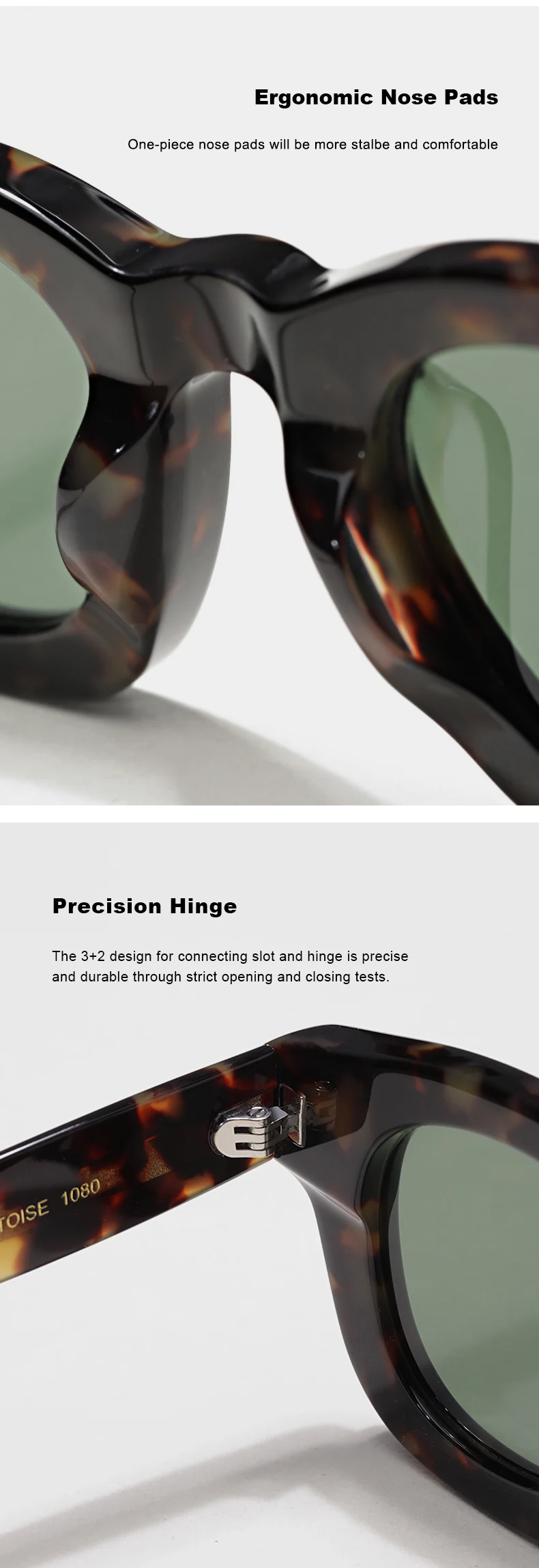 Thick Acetate Round Sunglasses Luxury Brand Original New Men Handmade Eyewear Trendy Women Outdoor Protection UV400 Sun Glasses