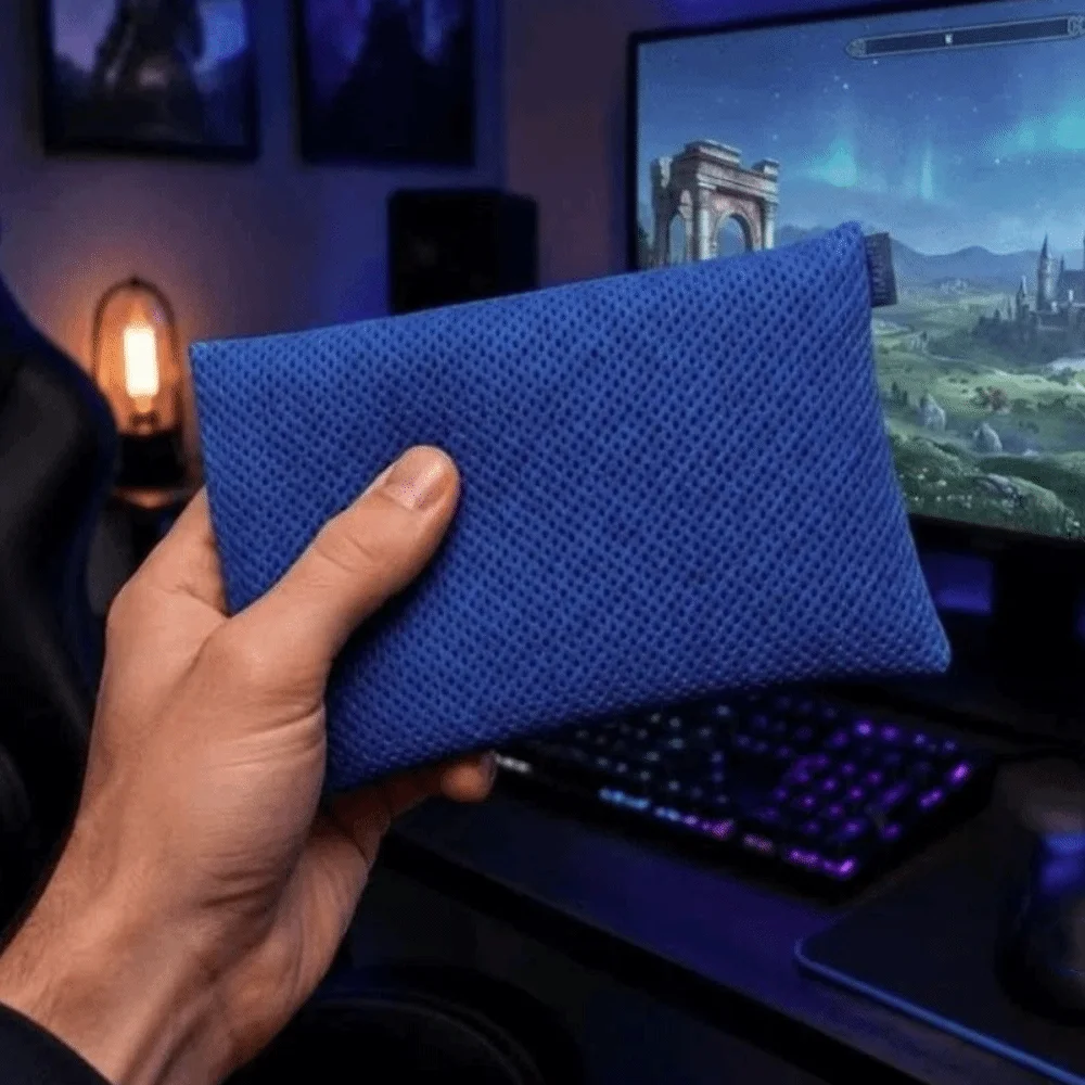 Durable Esports Hand Sweat Bag Reusable Mesh Material Mesh Esports Bag Sweat Absorbing Washable Sweat Absorbing Bag