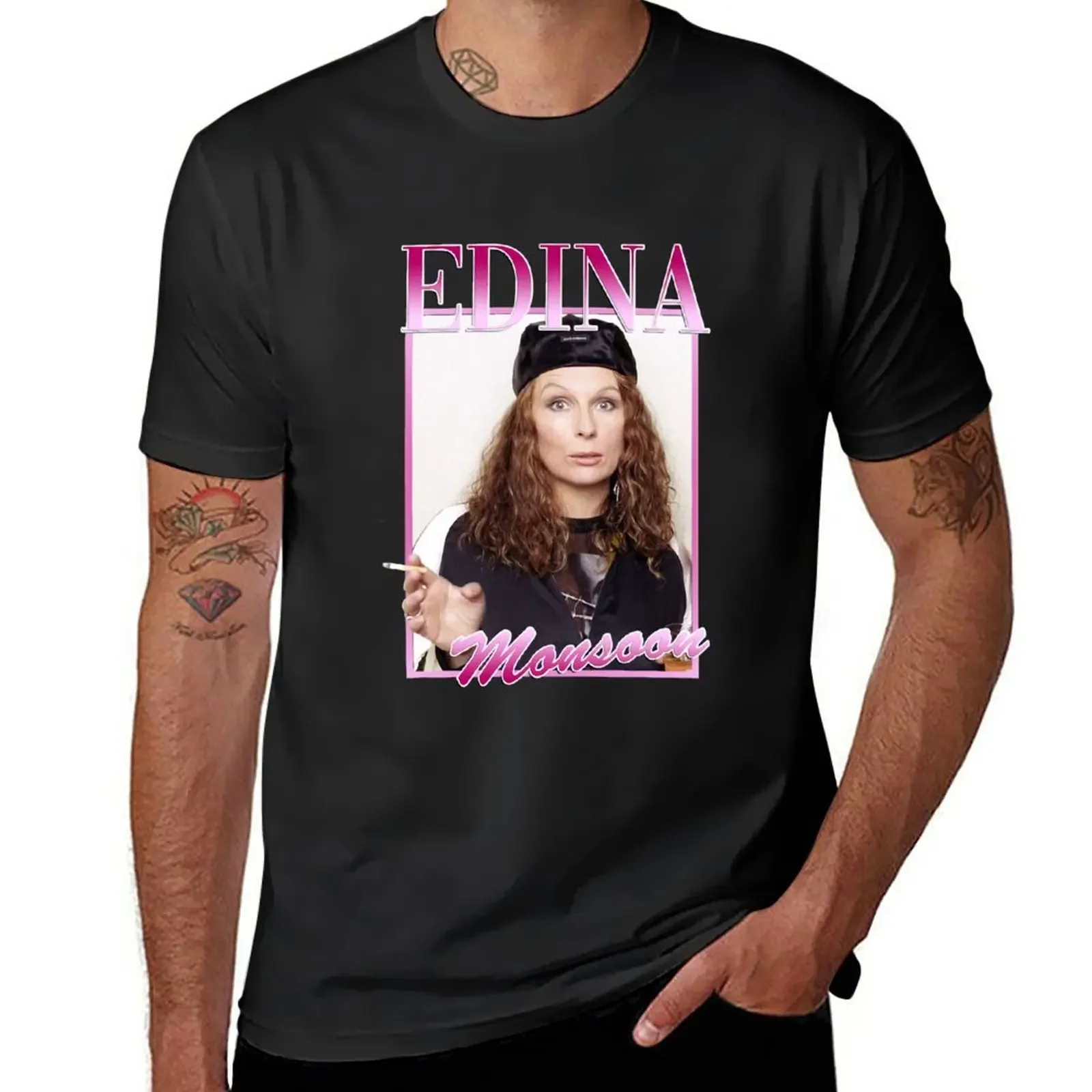 

Special Present Absolutely Fabulous Edina Monsoon Ab Fab T-Shirt summer top blacks graphics mens t shirt graphic