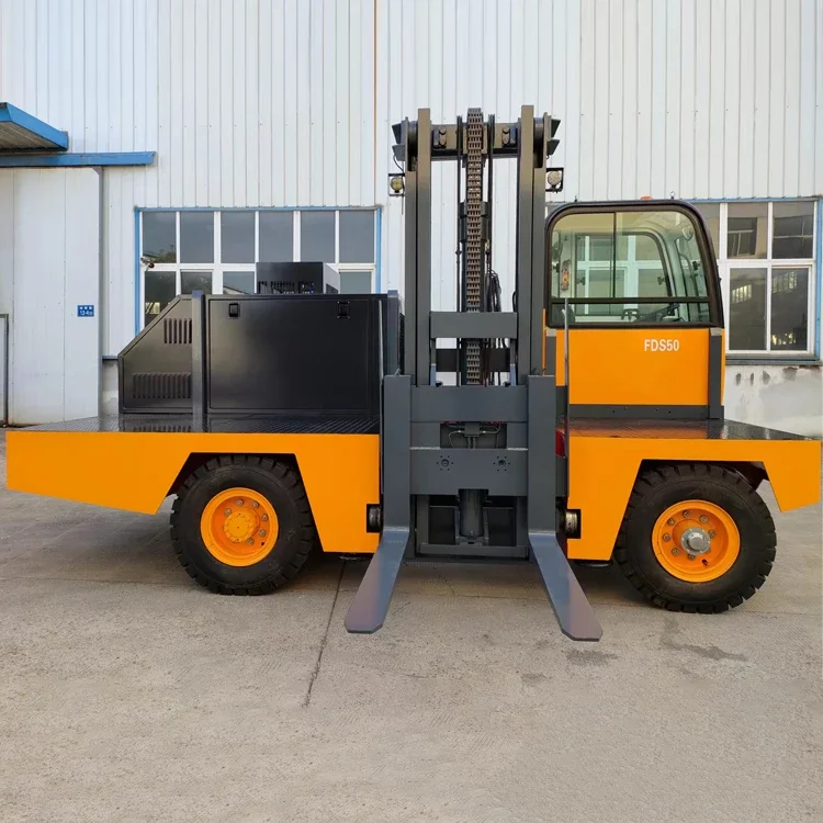 Runtx China Brand New side lift forklift 5 ton 6 ton 10 ton diesel side loader forklift truck for sale