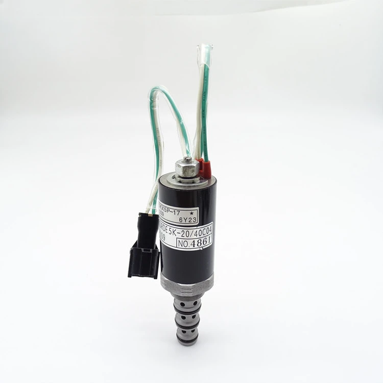 2 قطعة KDRDE5K-20/40C04-109 حفارة مضخة هيدروليكية صمام الملف اللولبي النسبي EC210 EC240 EC360 #2