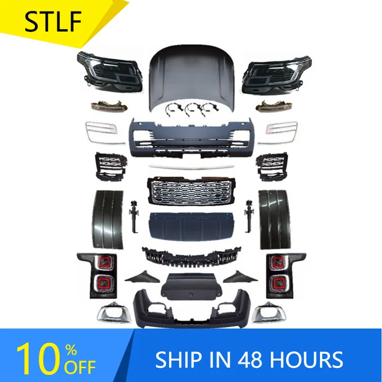 

STLFHigh qualityHigh Quality Upgrade 2022 SVA Style BodyKit LED Headlights Tail Lights Hood Bumpers Body Kit for Range Rover VOG