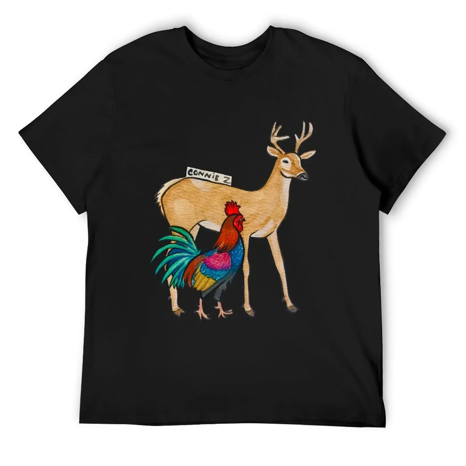 

Key deer and key west rooster T-Shirt sports fans tshirts personalised vintage clothes men graphic t shirts