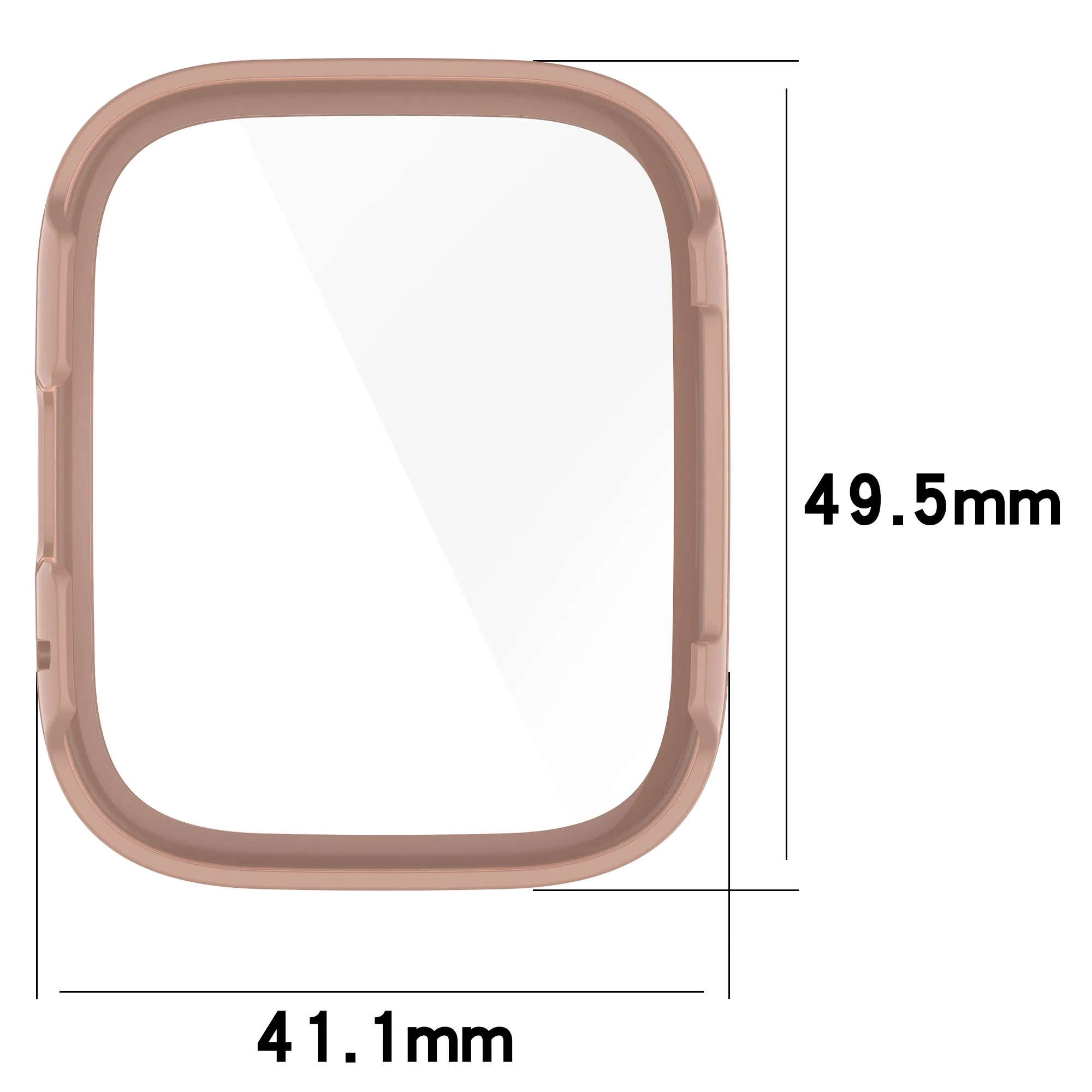 Redmi Watch 3/lite用の高品質強化ガラス保護ケース,頑丈な保護カバー,2 in 1