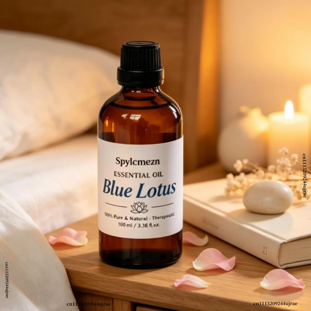Undiluted Blue Lotus Home Fragrance Oil, Natural Scent Oil for Reed Diffusers, Aroma Diffuser, Hotel & Household Air Scent
