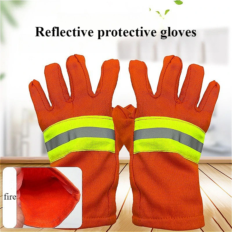 화재 장갑 화재 방지 소방관 장갑 두꺼운 내마모성 장갑 산불 진화 훈련 캠퍼스 화재 안전 활동