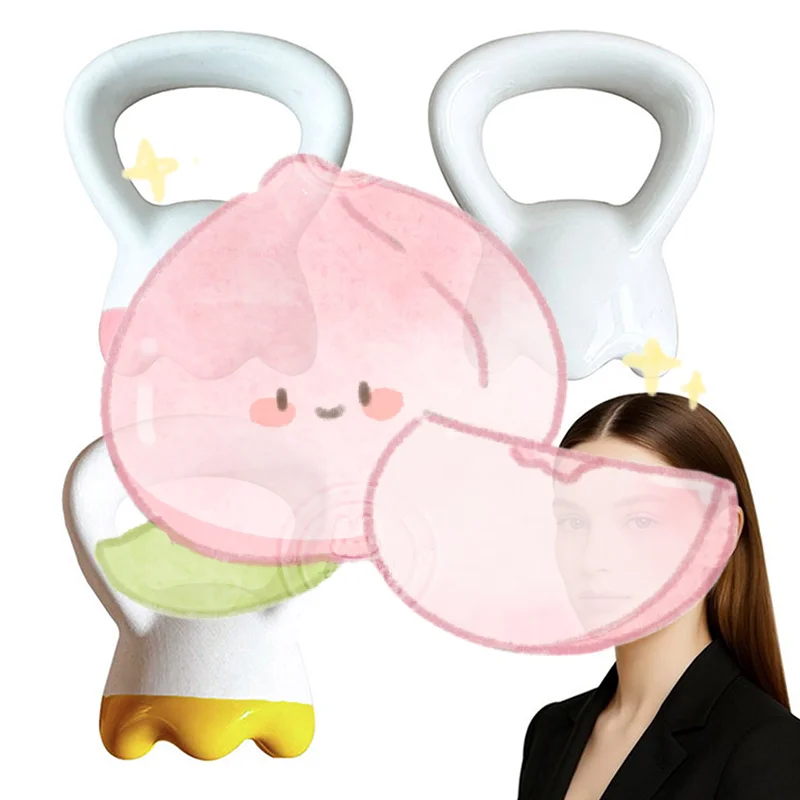 

Массажная пластина Гуа Ша, керамическая массажная доска Гуаша, форма кольца, подтяжка кожи, компактная, эргономичная для лица, головы, плеч, колена