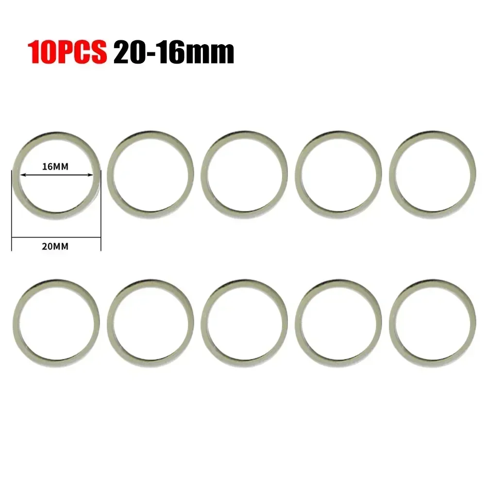 Imagem -02 - Lâmina de Serra Circular Reduzindo Anéis Anel de Conversão para Lâmina de Serra Circular Disco de Corte Ferramentas para Trabalhar Madeira 10 16 20 22 25.4 mm