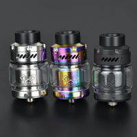 Dead Rabbit 3 RTA 25mm Atomizer ss 304 3.5ml/5.5ml Single Coil or Dual Coils Rebuildable 810 Drip Tip E-Cigarette Vaper Tank